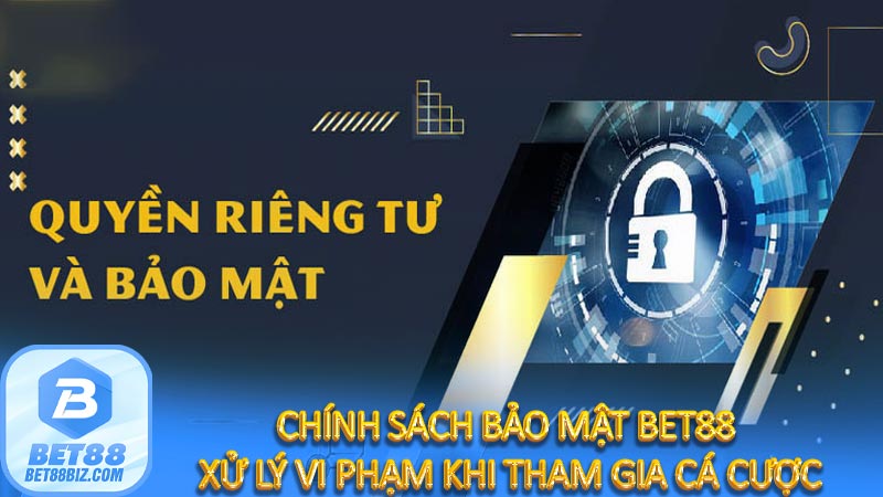 Chính sách bảo mật Bet88 xử lý vi phạm khi tham gia cá cược